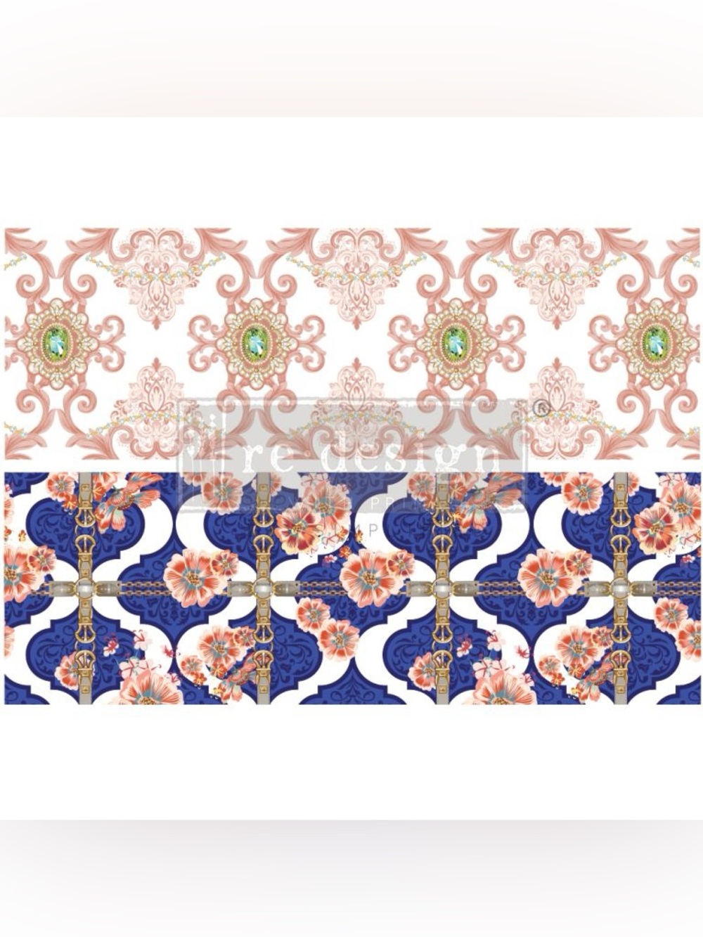 Redesign with Prima Decor Transfer | FASHION & FLORALS | 24” x 35”